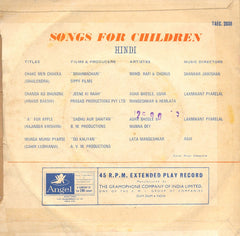 Various - Songs For Children (45-RPM) Image