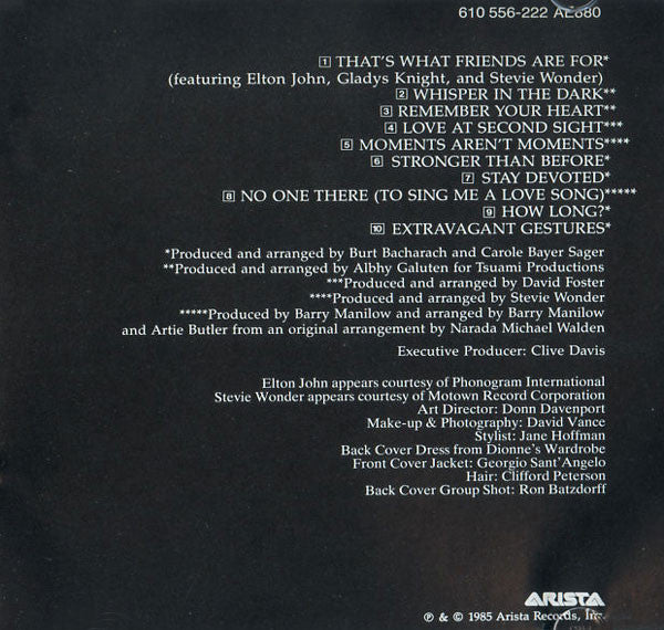 Dionne Warwick - Friends (CD) Image