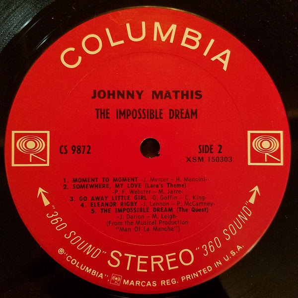 Johnny Mathis - The Impossible Dream (Vinyl) Image