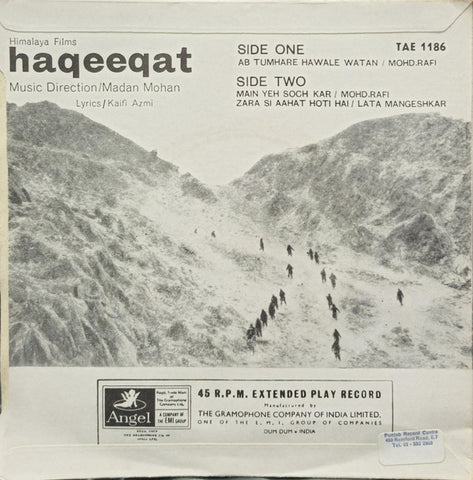 Madan Mohan - Haqeeqat (45-RPM)