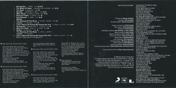 Miles Davis + 19 Orchestra Under Direction Of Gil Evans - Miles Ahead (CD)