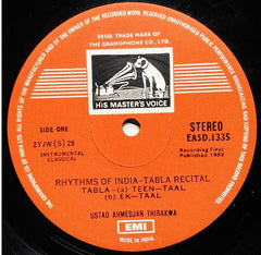 Ustad Ahmedjan Thirakhwa And Ustad Amir Hussain Khan - Rhythms Of India (Tabla Recital) (Vinyl) Image