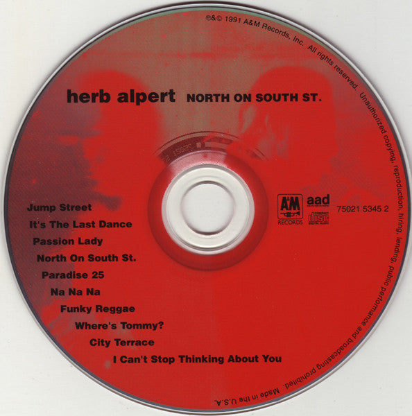 Herb Alpert - North On South St. (CD) Image