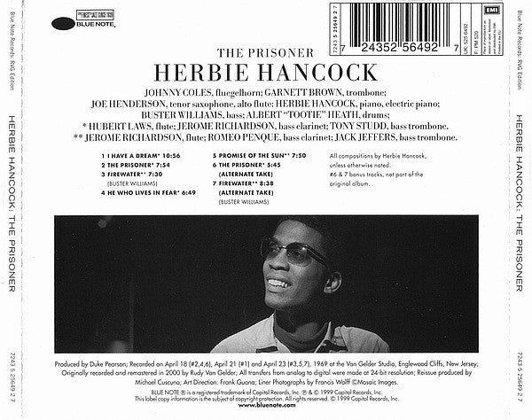 Herbie Hancock - The Prisoner (CD) Image