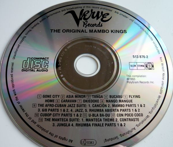 Various - The Original Mambo Kings (An Afro Cubop Anthology) (CD) Image