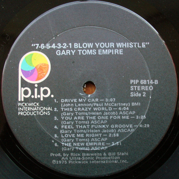 Gary Toms Empire - 7-6-5-4-3-2-1 Blow Your Whistle (Vinyl) Image
