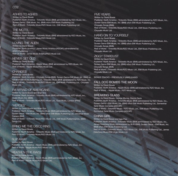 David Bowie - A Reality Tour (CD) (2)