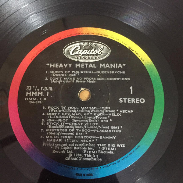 Various - Heavy Metal Mania (Vinyl)