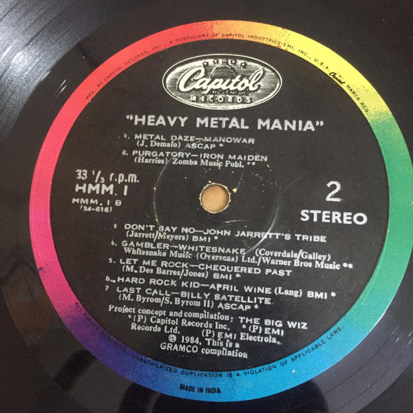 Various - Heavy Metal Mania (Vinyl)