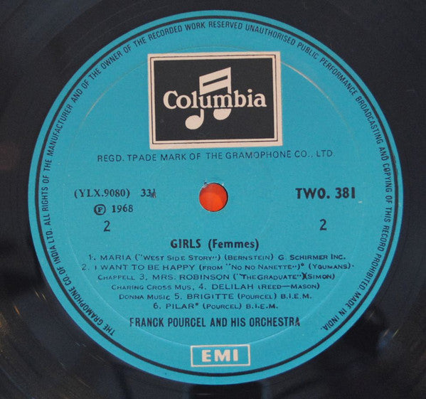 Franck Pourcel Et Son Grand Orchestre - Girls (Femmes) (Vinyl) Image