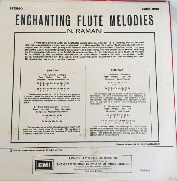N. Ramani - Enchanting Flute Melodies (Vinyl)