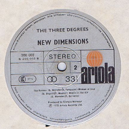 Three Degrees, The - New Dimensions (Vinyl) Image