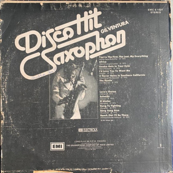 Gil Ventura - Disco Hit Saxophon (Vinyl)