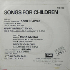 Various - Songs For Children (45-RPM)