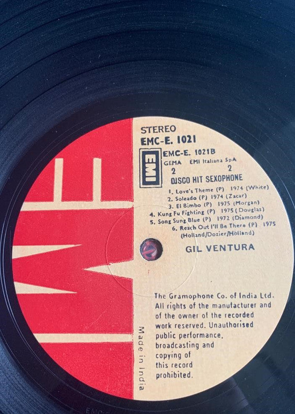 Gil Ventura - Disco Hit Saxophon (Vinyl) Image