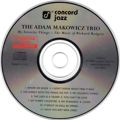 Adam Makowicz Trio With George Mraz & Alan Dawson - My Favorite Things - The Music Of Richard Rodgers (CD)