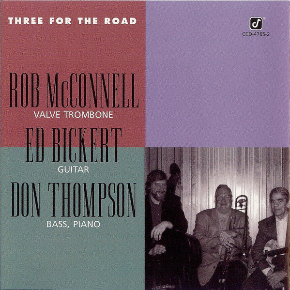 Rob McConnell, Ed Bickert, Don Thompson (2) - Three For The Road (CD)