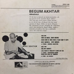 Begum Akhtar - Ghazals (Vinyl)