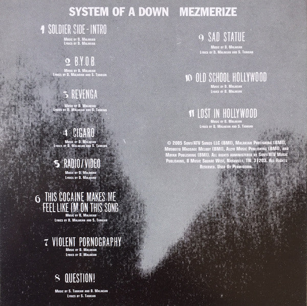 System Of A Down - Mezmerize (CD) Image