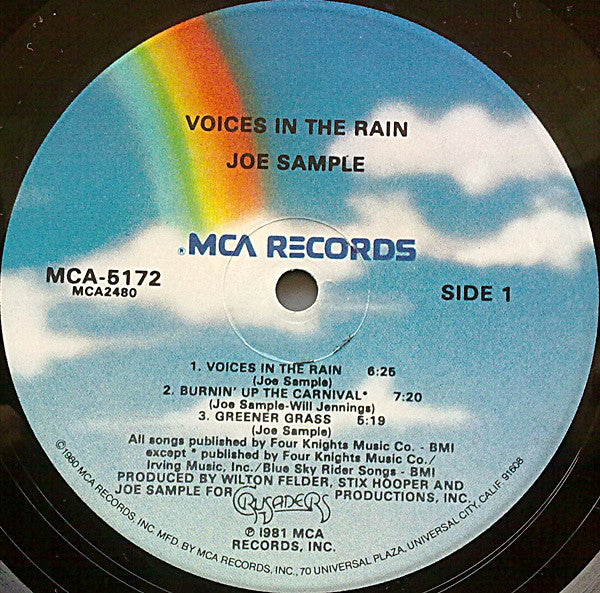 Joe Sample - Voices In The Rain (Vinyl) Image