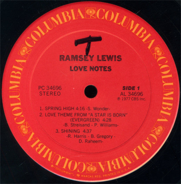 Ramsey Lewis - Love Notes (Vinyl) Image