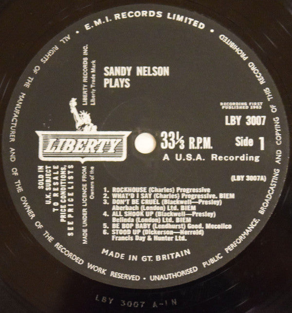 Sandy Nelson - Sandy Nelson Plays (Vinyl) Image