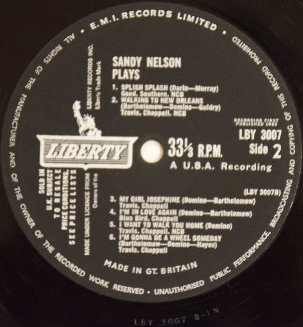 Sandy Nelson - Sandy Nelson Plays (Vinyl) Image