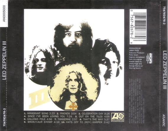 Led Zeppelin - Led Zeppelin III (CD) Image