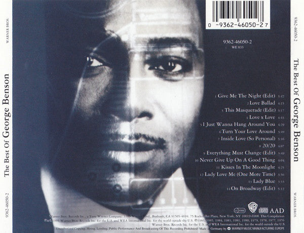 George Benson - The Best Of George Benson (CD) Image