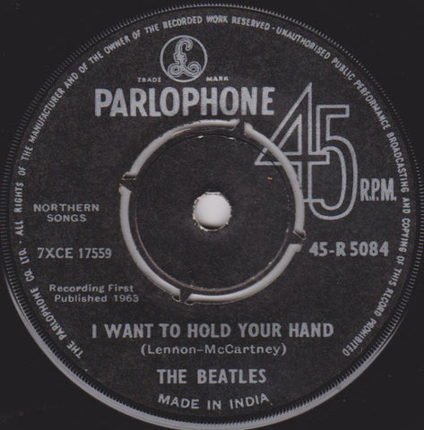 Beatles, The - I Want To Hold Your Hand (45-RPM) Image