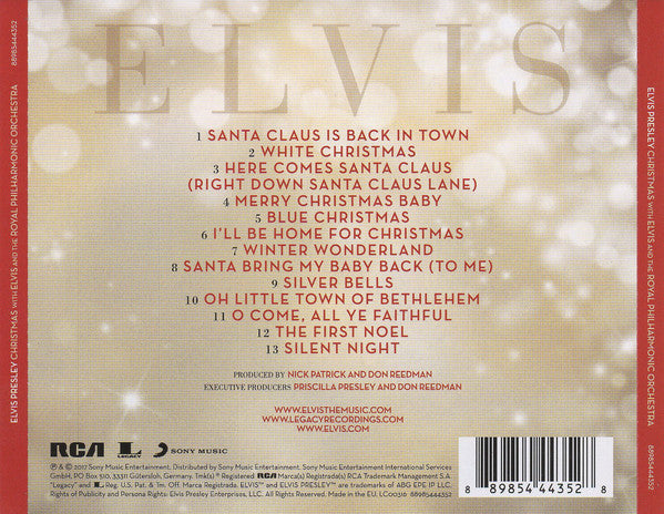 Elvis Presley With Royal Philharmonic Orchestra, The - Christmas With Elvis And The Royal Philharmonic Orchestra (CD) Image