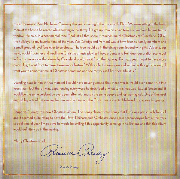 Elvis Presley With Royal Philharmonic Orchestra, The - Christmas With Elvis And The Royal Philharmonic Orchestra (CD) Image