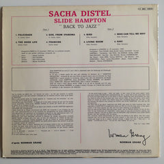 Sacha Distel With Slide Hampton - Back To Jazz (Vinyl) Image