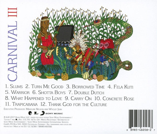 Wyclef Jean - Carnival III:The Fall And Rise Of A Refugee (CD) Image