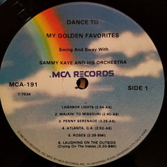 Sammy Kaye And His Orchestra - Dance To My Golden Favorites (Vinyl) Image