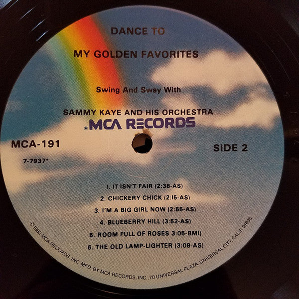 Sammy Kaye And His Orchestra - Dance To My Golden Favorites (Vinyl) Image