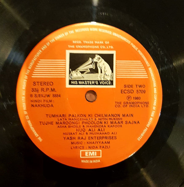 Khayyam, Nida Fazli - Nakhuda (Vinyl) Image
