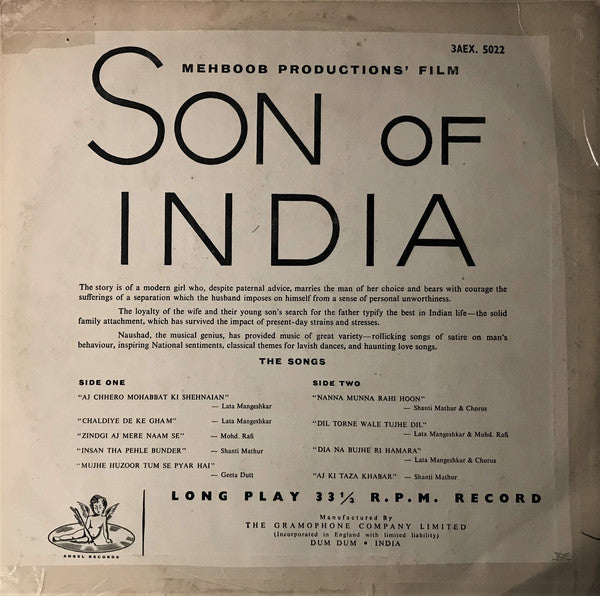 Naushad - Son Of India (Vinyl) Image