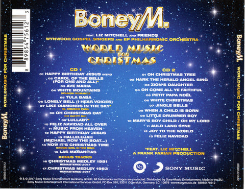 Boney M. Feat. Liz Mitchell And Various - World Music For Christmas (CD) (2 CD) Image