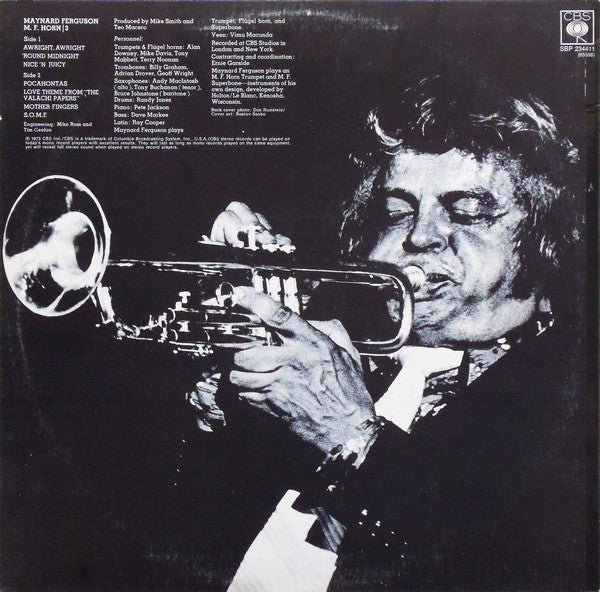 Maynard Ferguson - M.F. Horn | 3 (Vinyl) Image