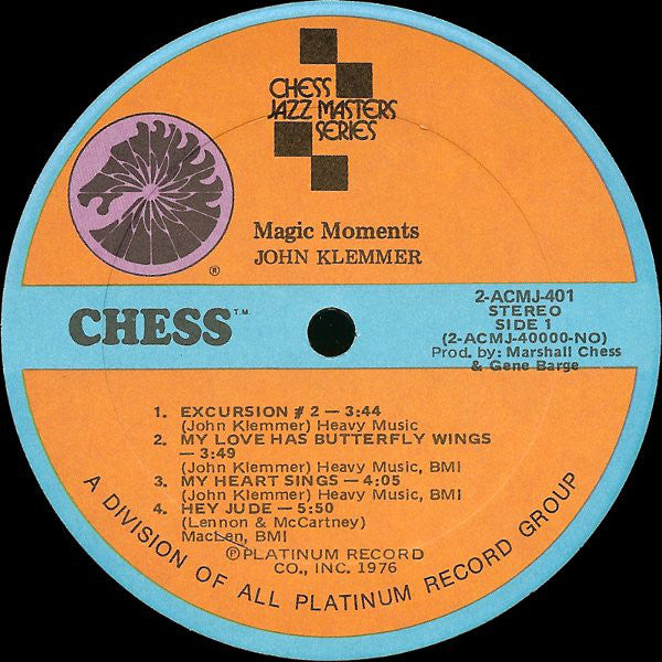 John Klemmer - Magic Moments (Vinyl) (2 LP) Image