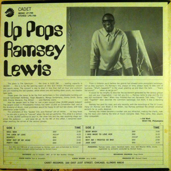 Ramsey Lewis - Up Pops Ramsey Lewis (Vinyl) Image