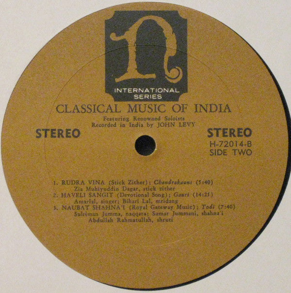 Various - Classical Music Of India (Vinyl) Image