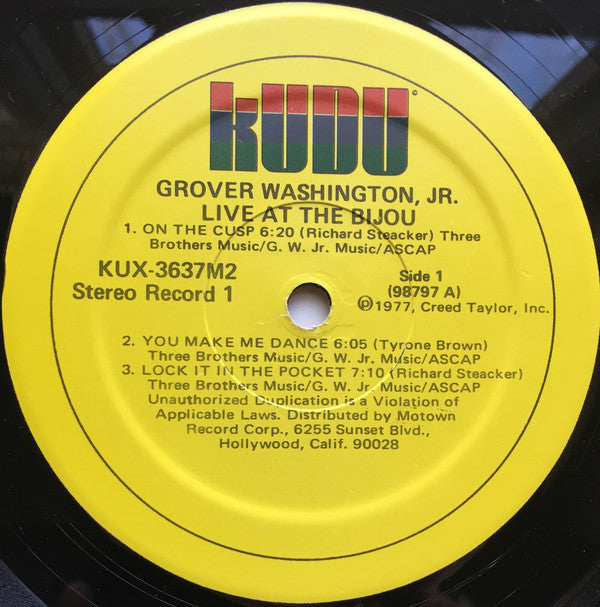 Grover Washington, Jr. - Live At The Bijou (Vinyl) (2 LP) Image