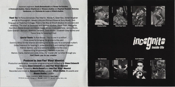 Incognito - Inside Life (CD) Image