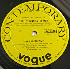 Shelly Manne & His Men - The Proper Time (Vinyl) Image