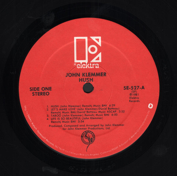 John Klemmer - Hush (Vinyl) Image