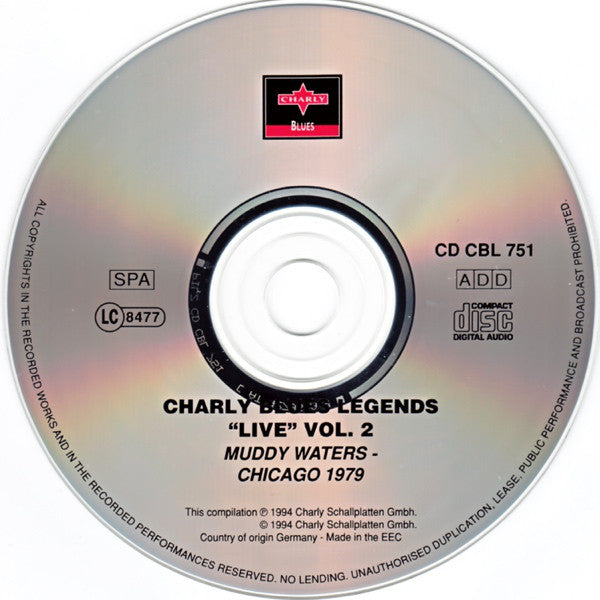 Muddy Waters - Chicago 1979 (CD) Image