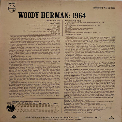 Woody Herman - Woody Herman: 1964 (Vinyl) Image