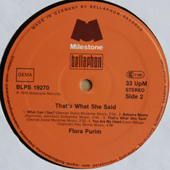 Flora Purim - That's What She Said (Vinyl) Image